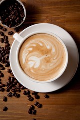 caffee latte, 아이스커피, 카페라떼, 라떼아트