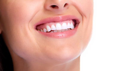 Obraz premium Piękny uśmiech kobiety.