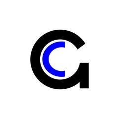 letter GC logo vector