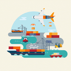 Transportation icons