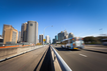 Sydney city's road traffic