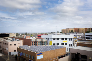 Fototapeta premium Roof solar panels