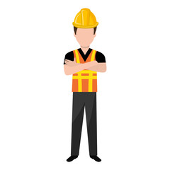 construction worker avatar character