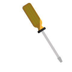 screwdriver tool isolated icon