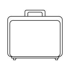 portfolio briefcase isolated icon