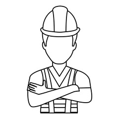 construction worker avatar character