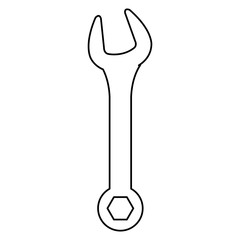 wrench key tool icon