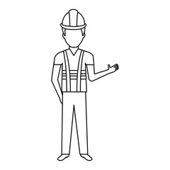 construction worker avatar character
