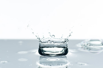 Water splashes background