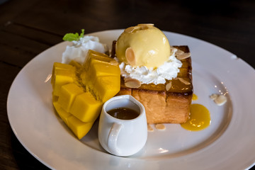 Mango and Honey toast