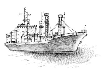 Cargo ship, reefer Forward