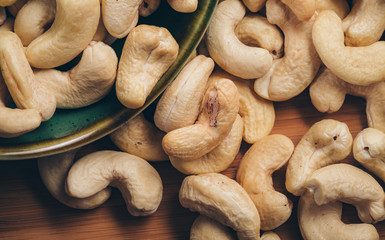 cashew nuts, close-up