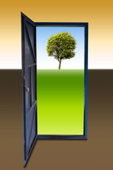Open the door to the ecologically clean nature.