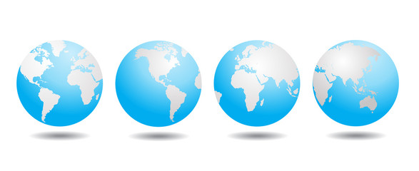 Fototapeta premium world globe vector