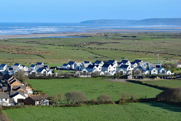 Northam Burrows Country Park, North Devon, England.