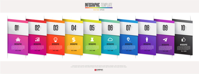 Infographics design template