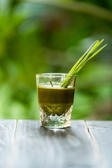 Wheat grass juice