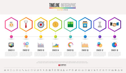 Timeline Infographics Design Template
