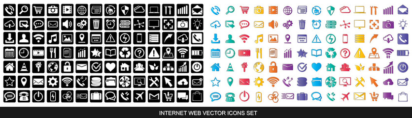Web icons set