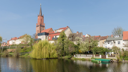 Naklejka premium Stadthafen, Rathenow