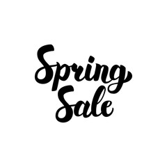 Spring Sale Handwritten Lettering