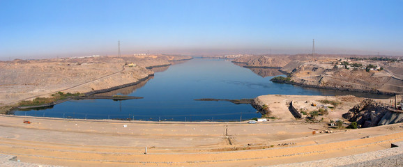  river Nil at the lake Nasser