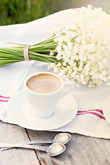 espresso and lily of the valley