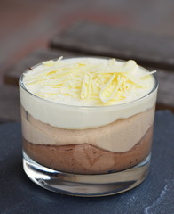 Italian dessert in a glass