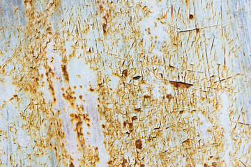 Peeling rusty metal texture
