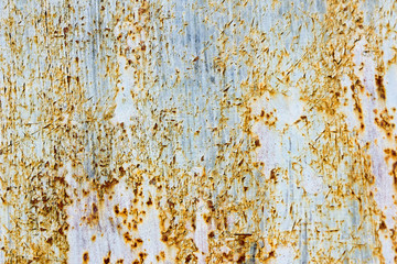 Peeling rusty metal texture