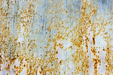 Peeling rusty metal texture