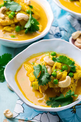 chicken and vegetables  curry