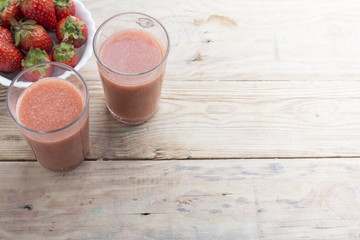 Gazpacho of strawberry