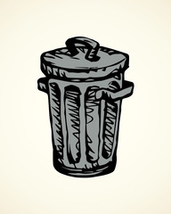 Recycle Bin. Vector drawing
