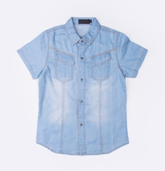 shirt or Children's wear t-shirt "boy" on a background.