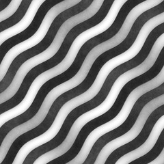Raster Seamless Greyscale Texture. Gradient Wavy Lines Pattern. Subtle Abstract Background