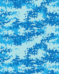 Digital fashionable camouflage pattern, military print .Seamless illustration, wallpaper