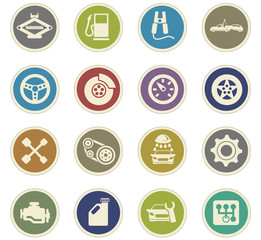 Fototapeta premium car service icon set