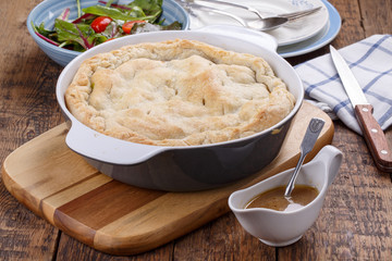 Homemade meat pie