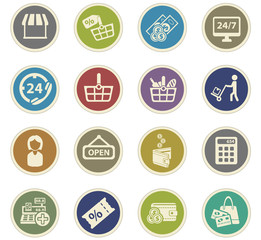 e-commerce icon set