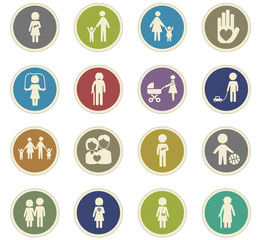 family icon set