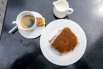 Classical Dessert homemade Tiramisu Cake