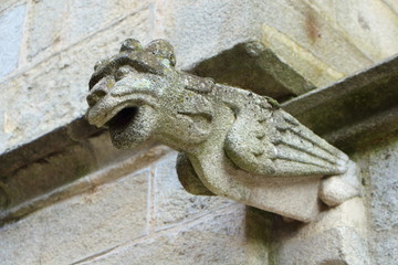 Gargouille de la cathédrale de Quimper