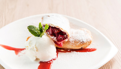 cherry strudel