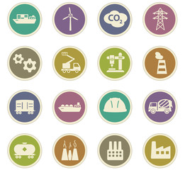 industry icon set