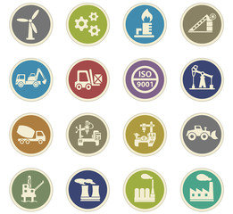 industry icon set