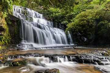 Purakaunui Falls, Catlins, South Island, New Zealand