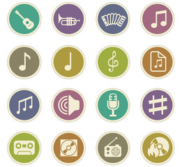 music icon set
