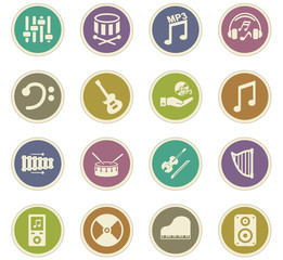 music icon set