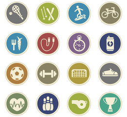 sport icon set